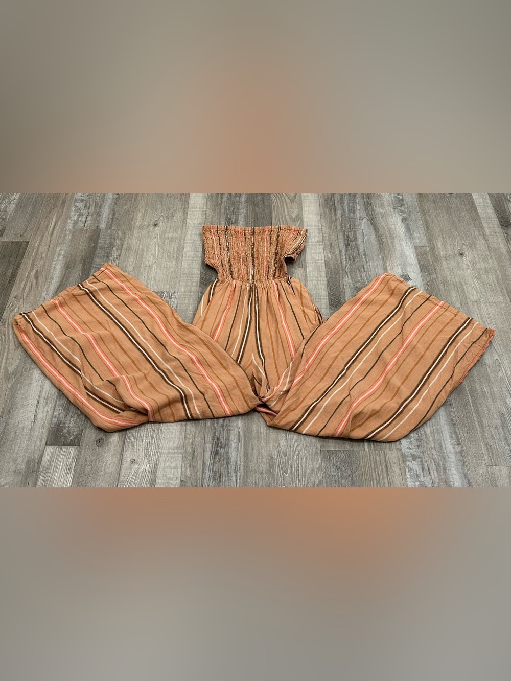 Aerie Striped Wide Leg Jumpsuit
